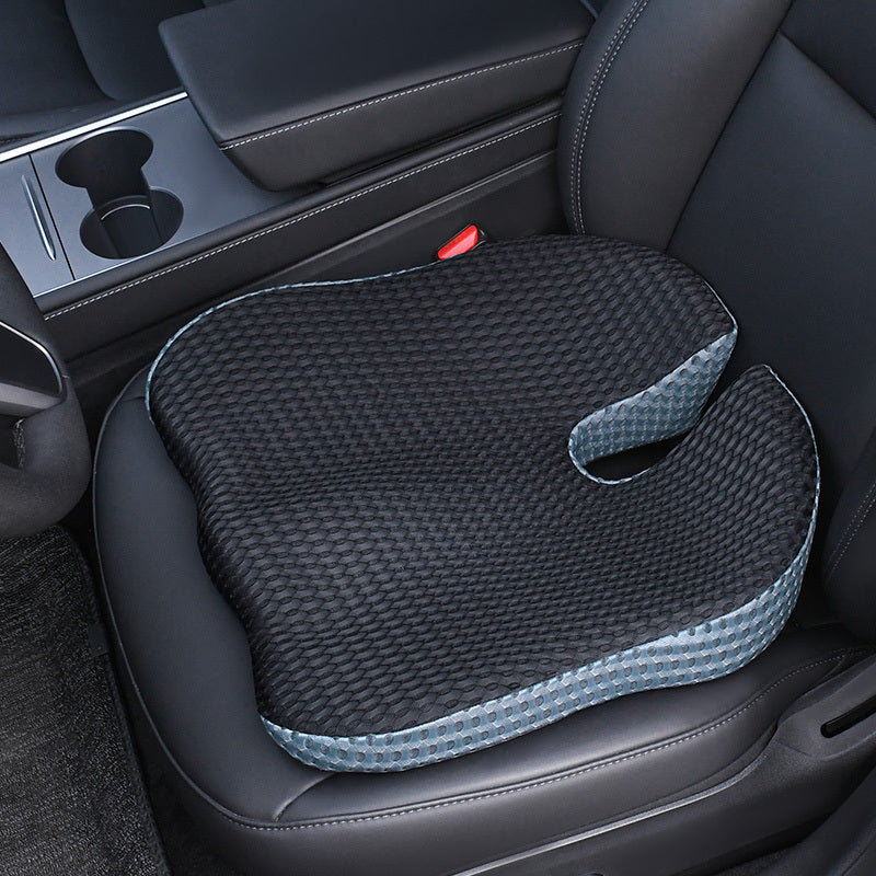 Ergonomisk Trekantet Pude med Memory Foam – Åndbar og Trykaflastende til Bil og Kontor