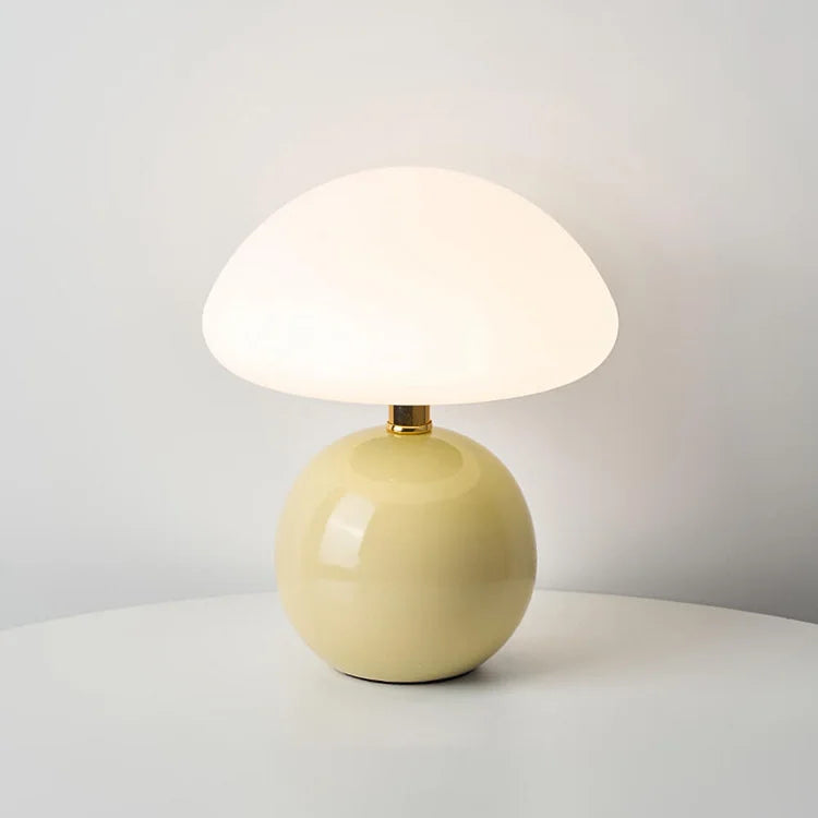 Elegant Svampeformet Lampe med Justerbar Belysning