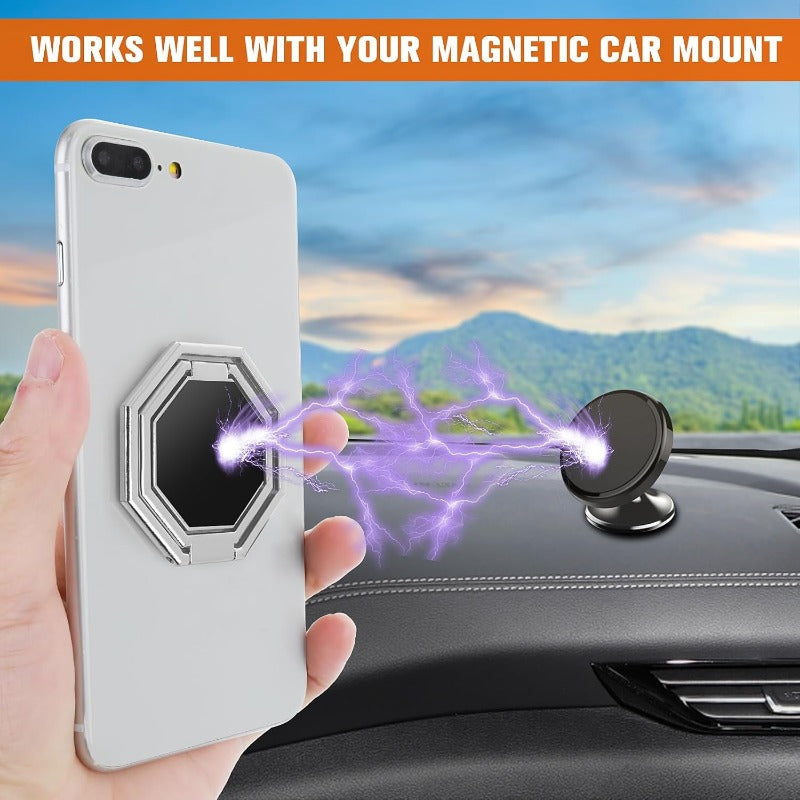 FlexiRing 360° magnetisk telefonholder og stativ
