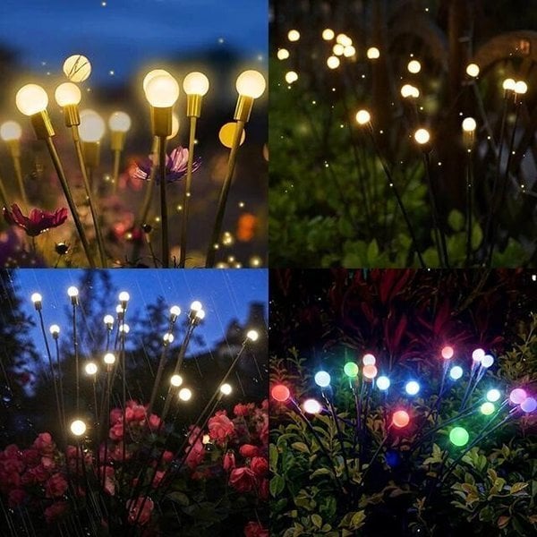 Magisk ljusslangslampa med 6 LED-kulor till trädgården