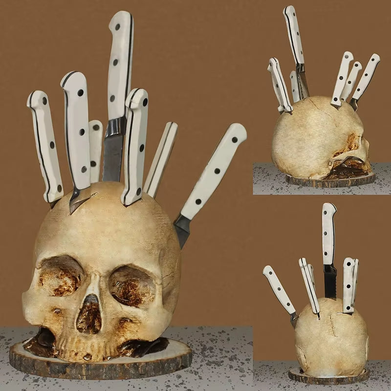 Gothic Skull Knivholder og Organizer