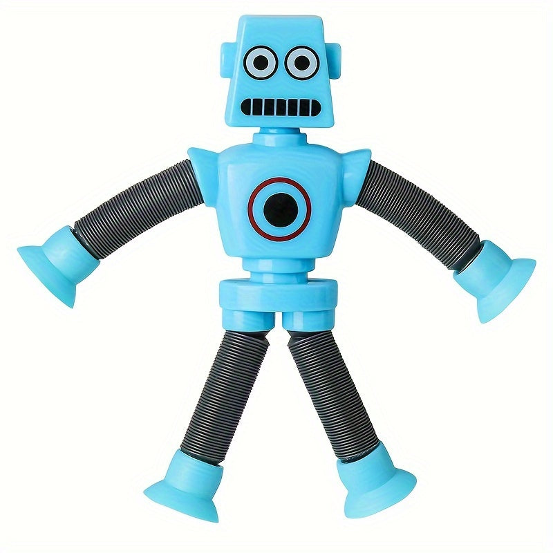 Interaktiv Robot Legetøj til Børn med Sugekop og Pop Tube