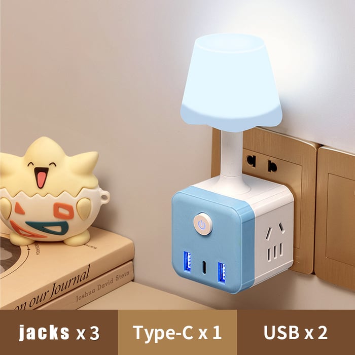 LED Lyskilde med Fjernbetjening og USB-Adapter