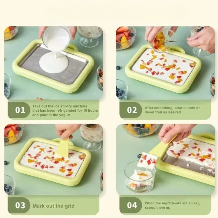 Sofistikeret Frosset Isdessertmaskin Tray