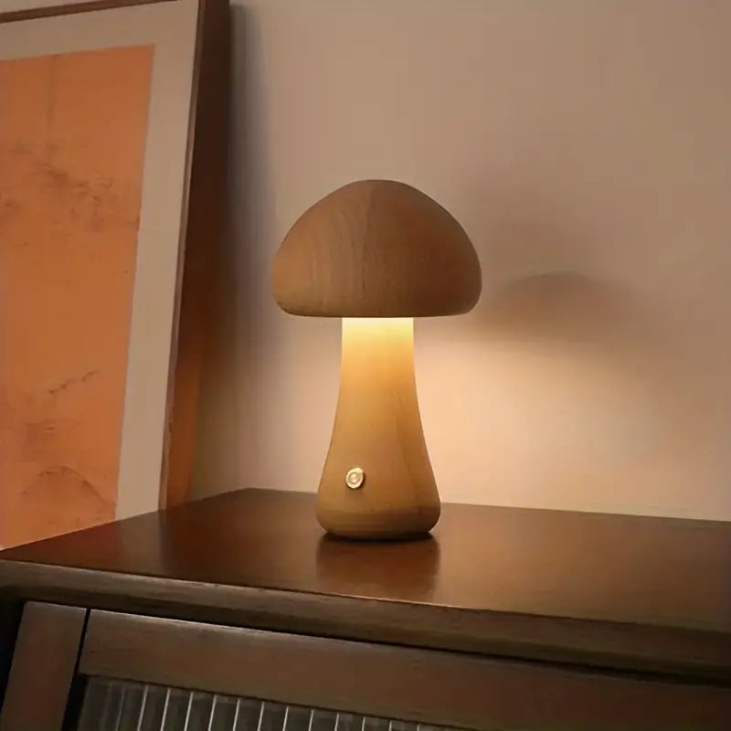 Mushroom Bordlampe – Elegant Belysning til Dit Hjem