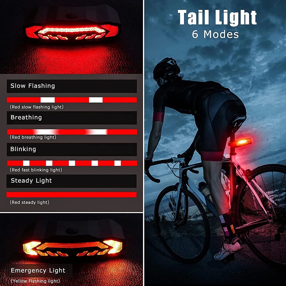 Sikkerhedslampe med Alarm til Cykler - SafeRide
