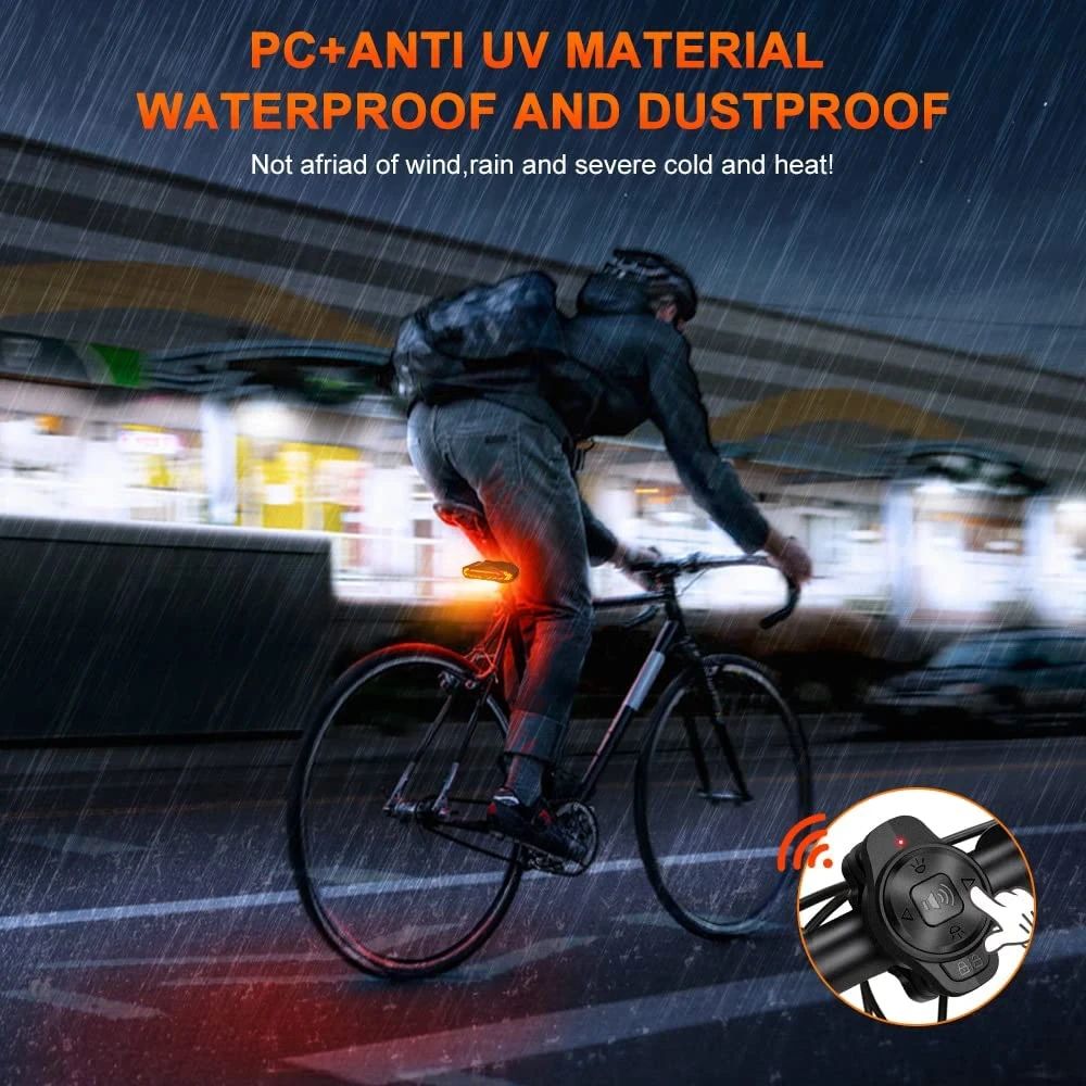 Sikkerhedslampe med Alarm til Cykler - SafeRide