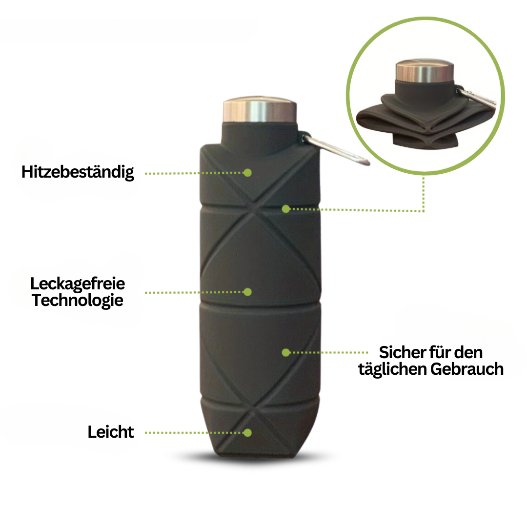 Sammenfoldelig Vandflaske 750 ML - HydratEase