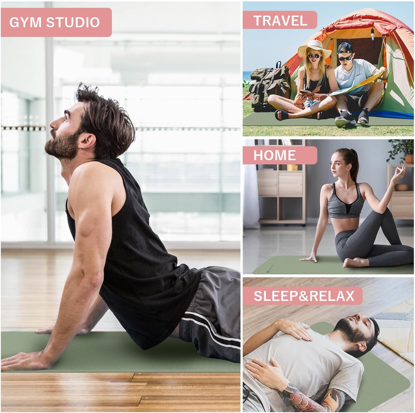 Bekväm och bärbar yogamatta - YogaEase
