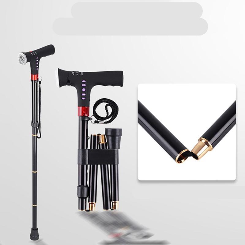 LED-belysta Nordic Walking-stavar – EasyStep Plus