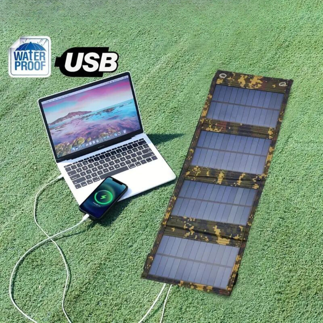 Sammenfoldelig solenergi powerbank - SolPower Pro