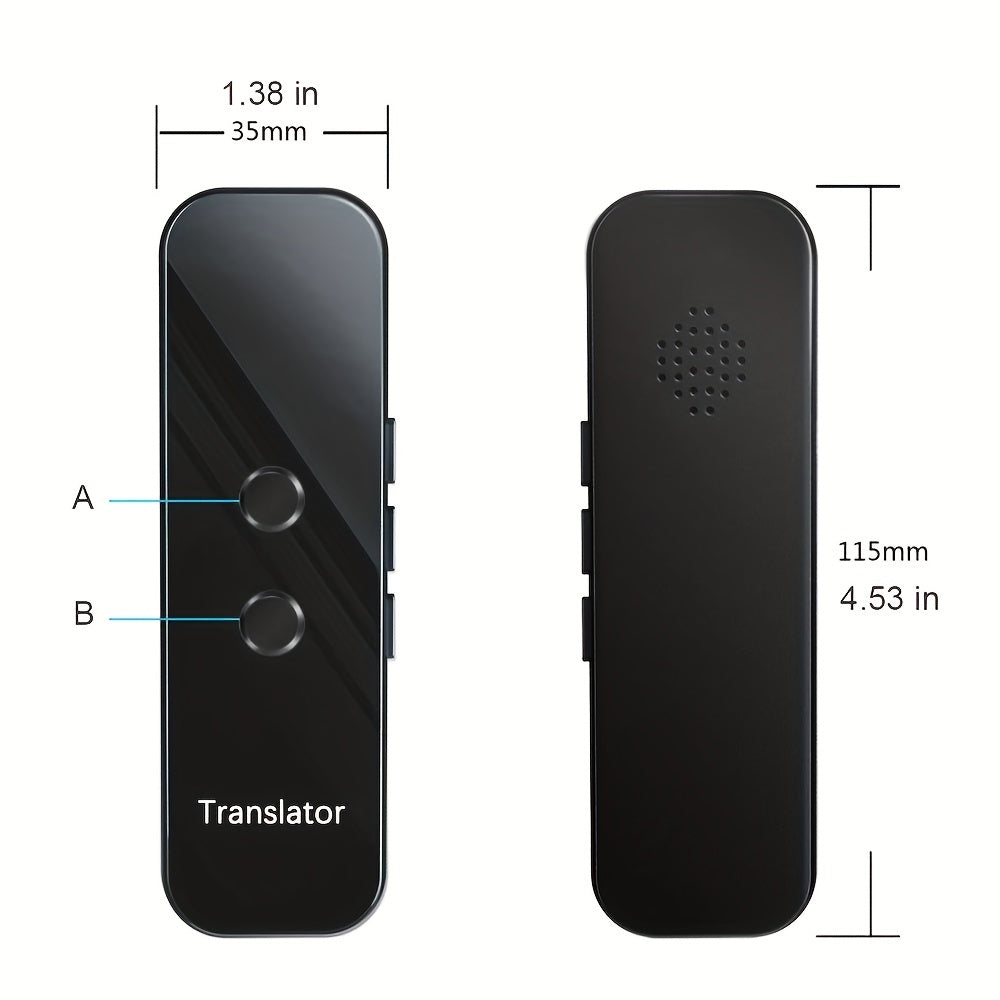 Bärbar tvåvägs språköversättare med USB-laddning och Wi-Fi