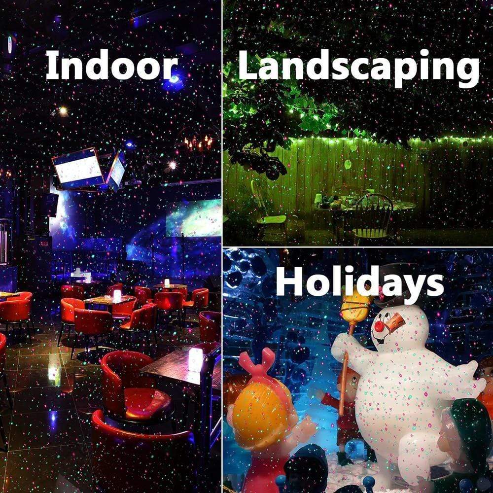 Udendørs LED Projektor – Festlig Belysning til Haven