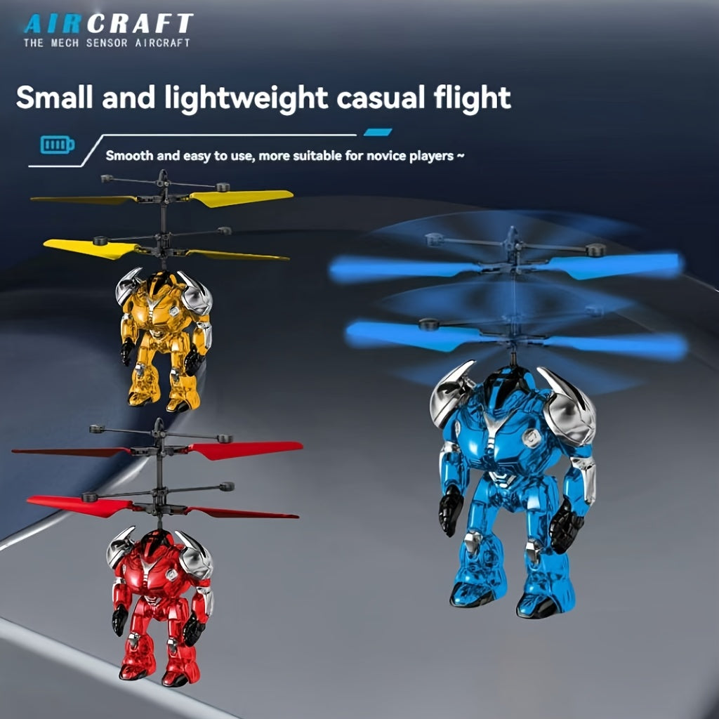 Transformerbar Mecha Stridshelikopter – Enkel Kontroll och Smidig Flygning
