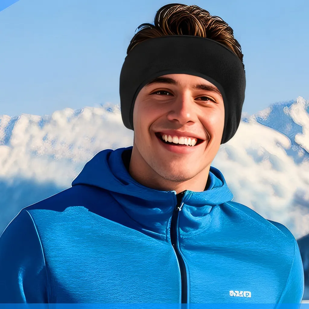 Varmt Fleece Pandebånd til Udendørsaktiviteter