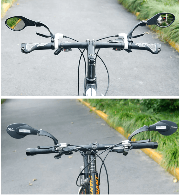 Justerbart Cykelspejl med Bredt Synsfelt