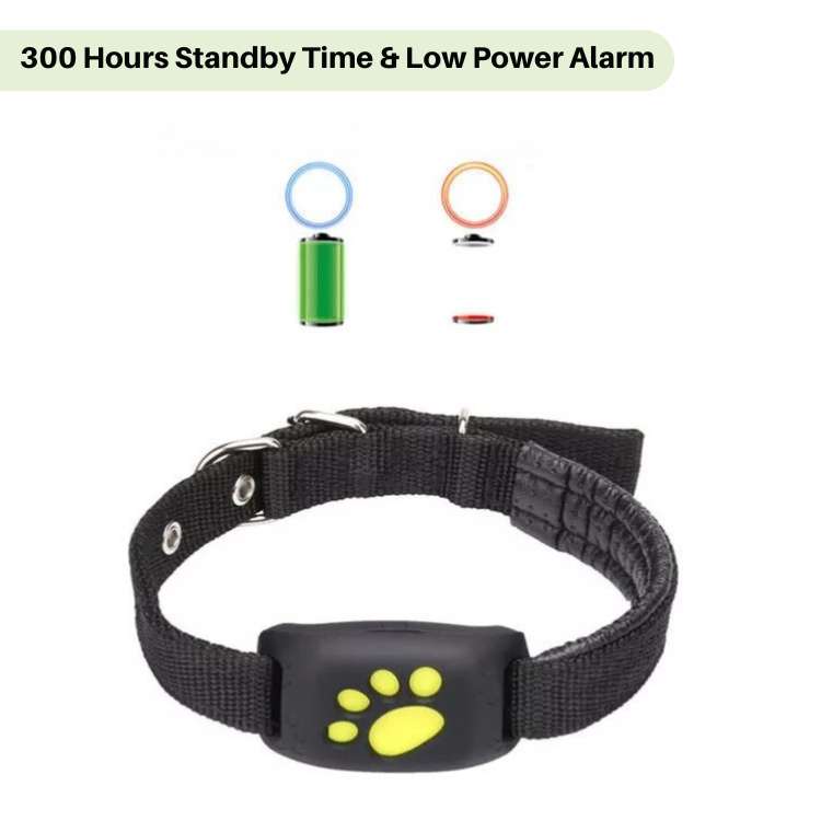 FindMyDog GPS Tracker – Real-Time Overvågning med Sikkerhedszone og 300 Timer Batteri