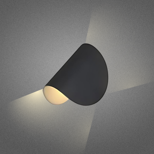 Elegant vägglampa med justerbar LED-belysning