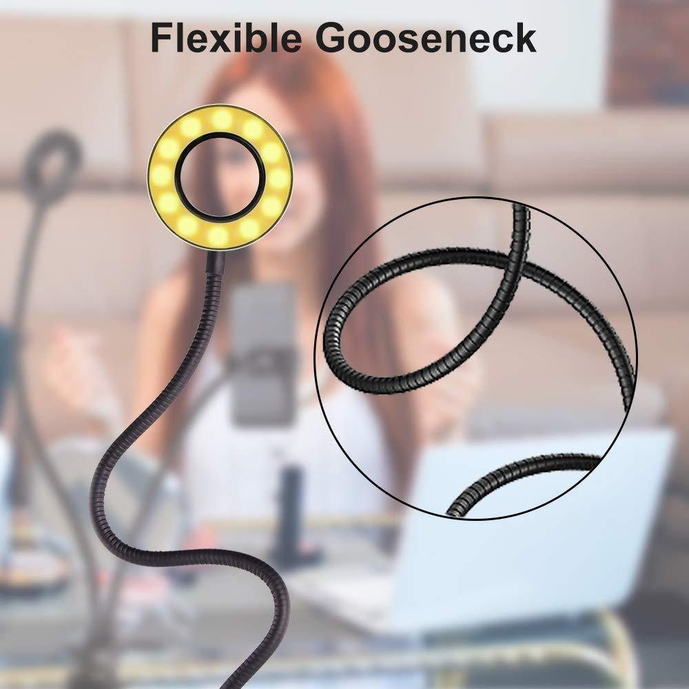 Flexibel Telefonringlampa med Justerbar Storlek