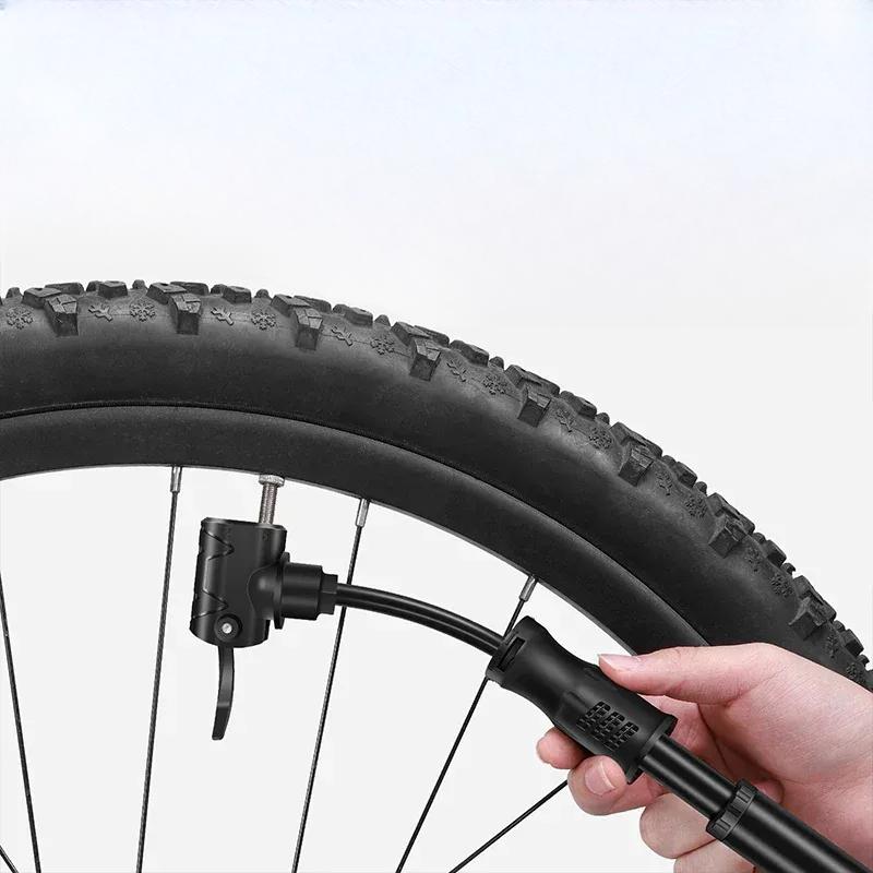 Kompakt och Lätt Cykelpump för Racer - Upp till 100 psi, Aluminium