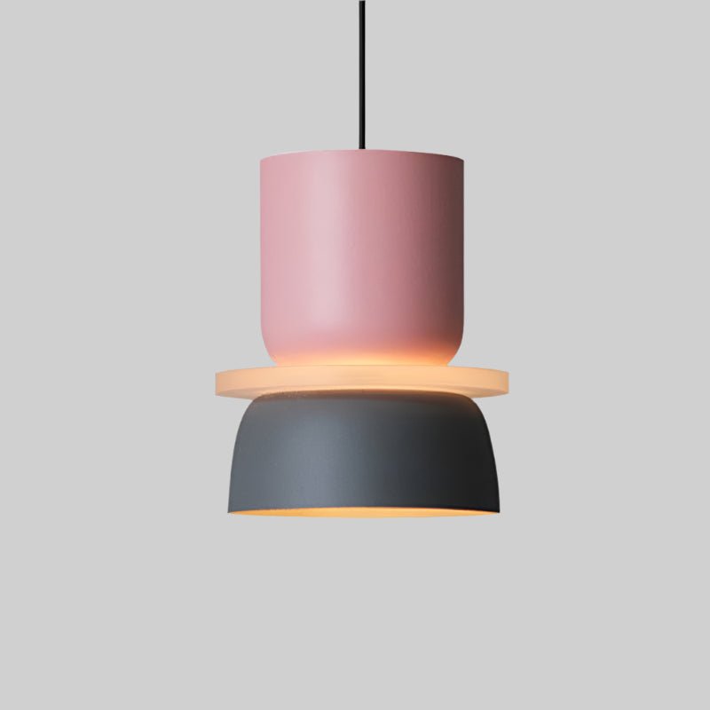 Energibesparende LED-hængelampe med farverige design
