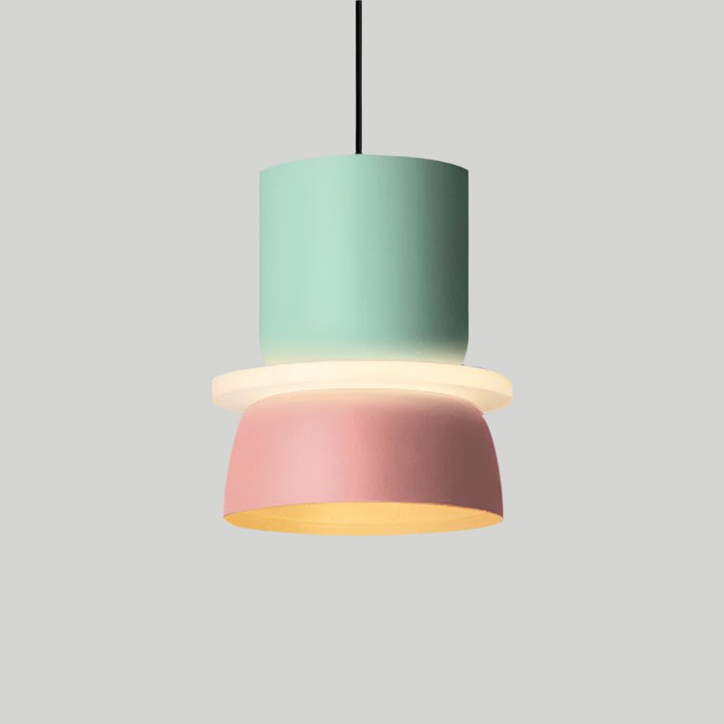Energibesparende LED-hængelampe med farverige design