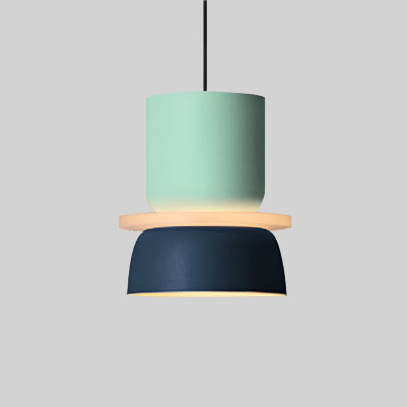 Energibesparende LED-hængelampe med farverige design