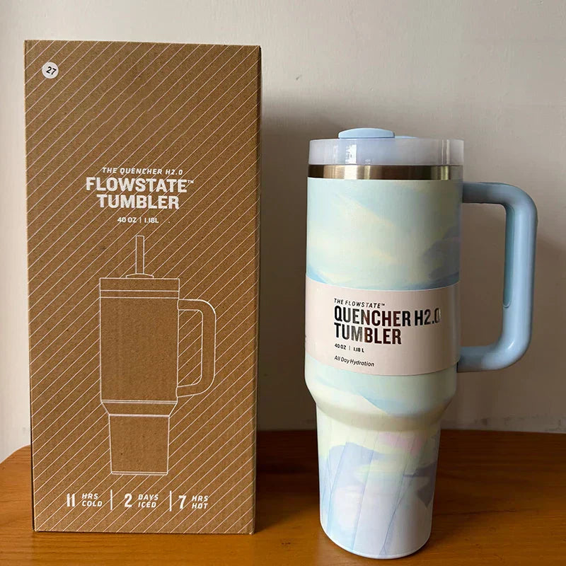 Isoleret Drikkebeholder med Tæt Låg og Sugerør – ChillTumbler