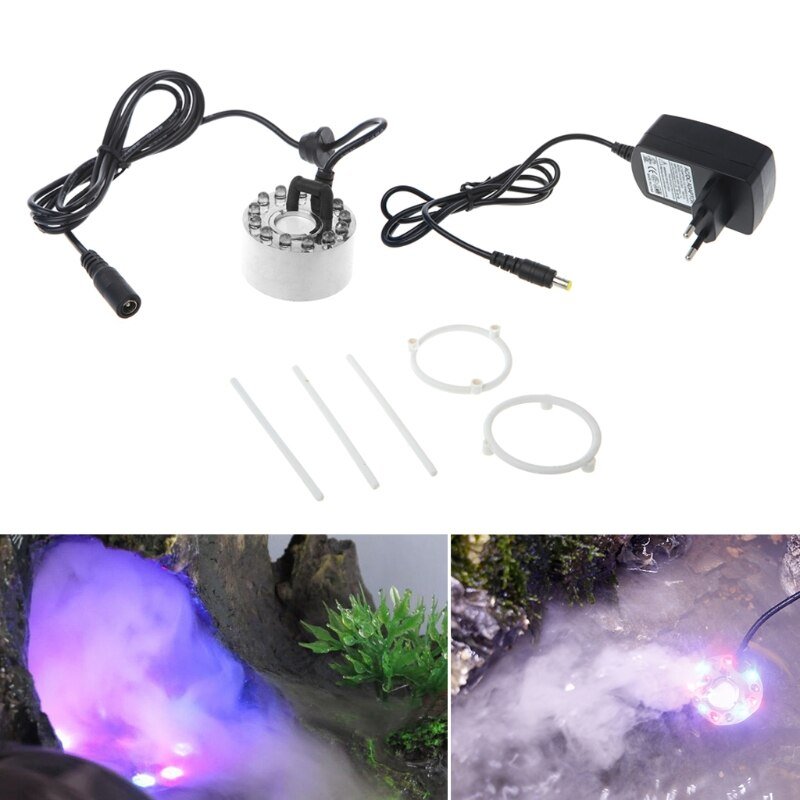 Ultrasonisk Fogger med LED-lys