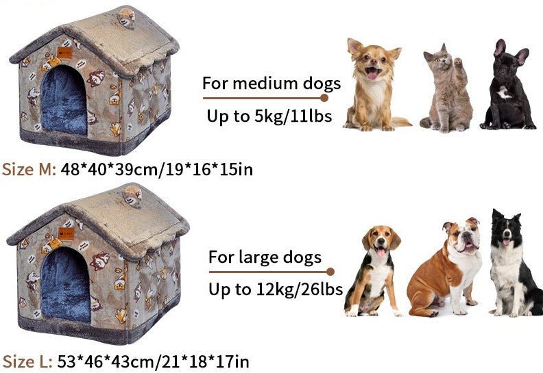 Sammenfoldeligt hundehus