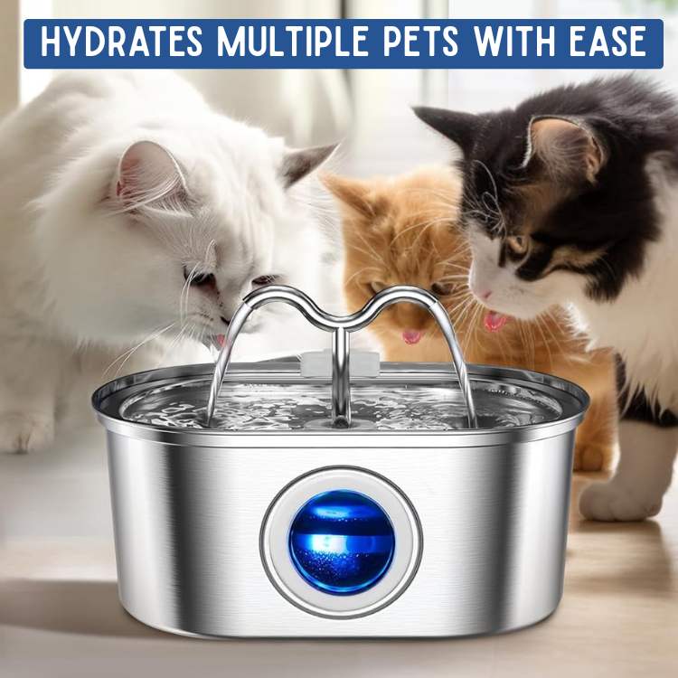 Stille Vandfontæne til Katte – FreshFlow Hydration