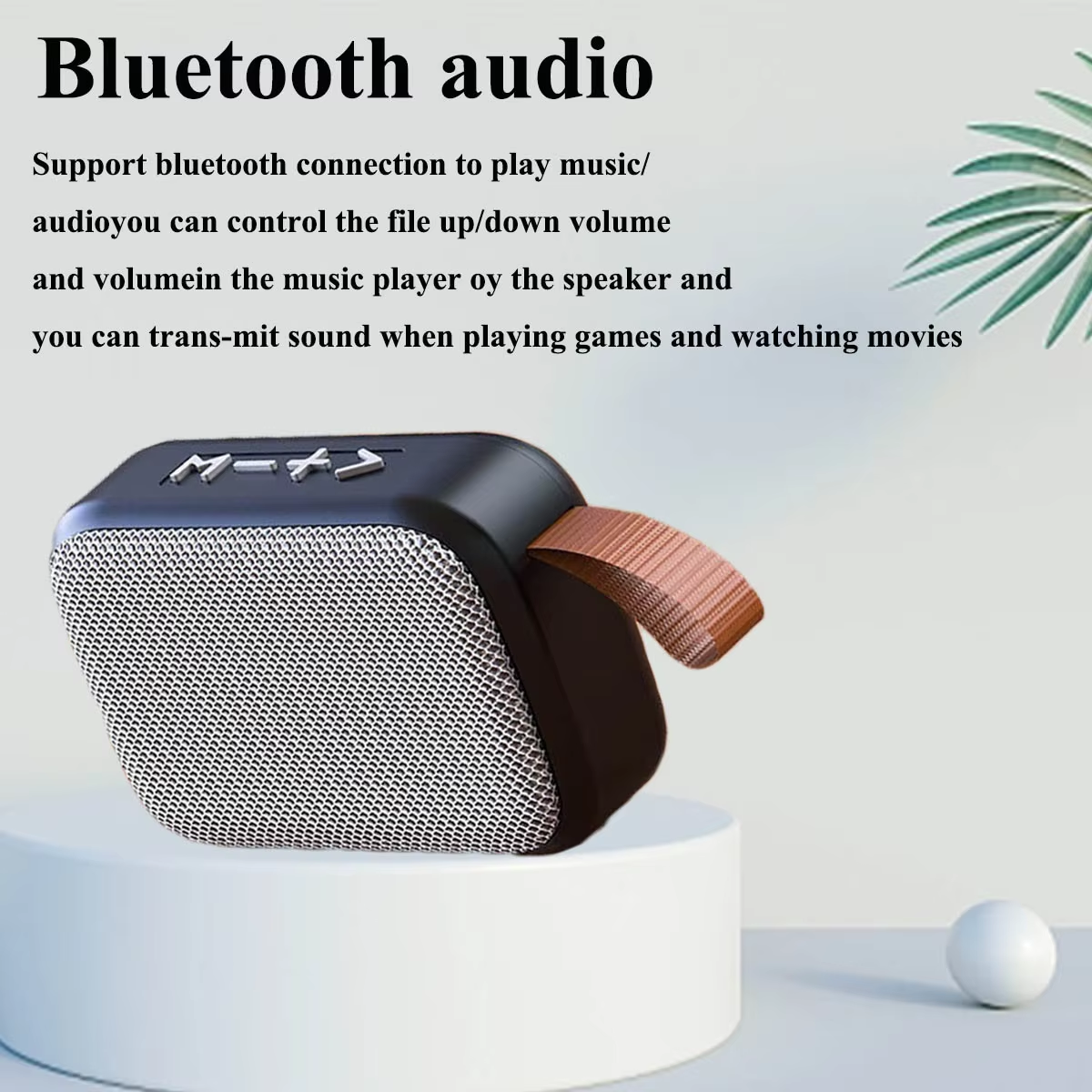 Bærbar Bluetooth Højttaler - HiFi Stereo Lydoplevelse