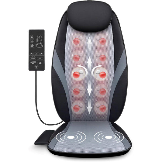 Ergonomisk Shiatsu Ryggmassör med Värme – Avstressande Lyx