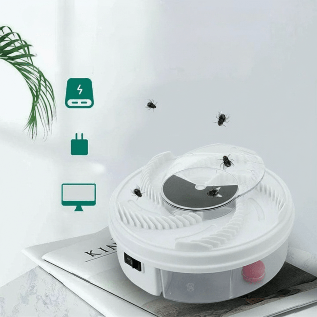 Tyst Flugfångare: Effektiv Insektsfälla för Inomhus & Utomhus