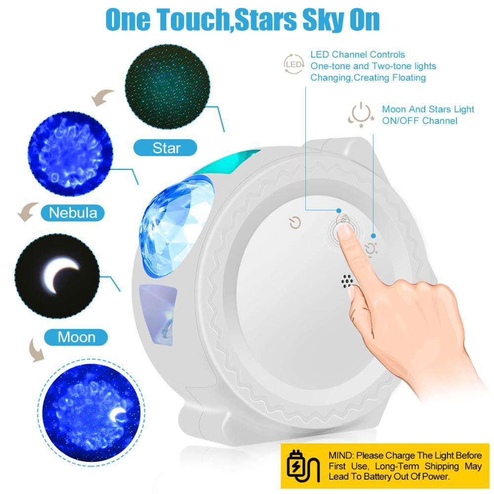 Galaxprojektor för Stjärnor och Nätter