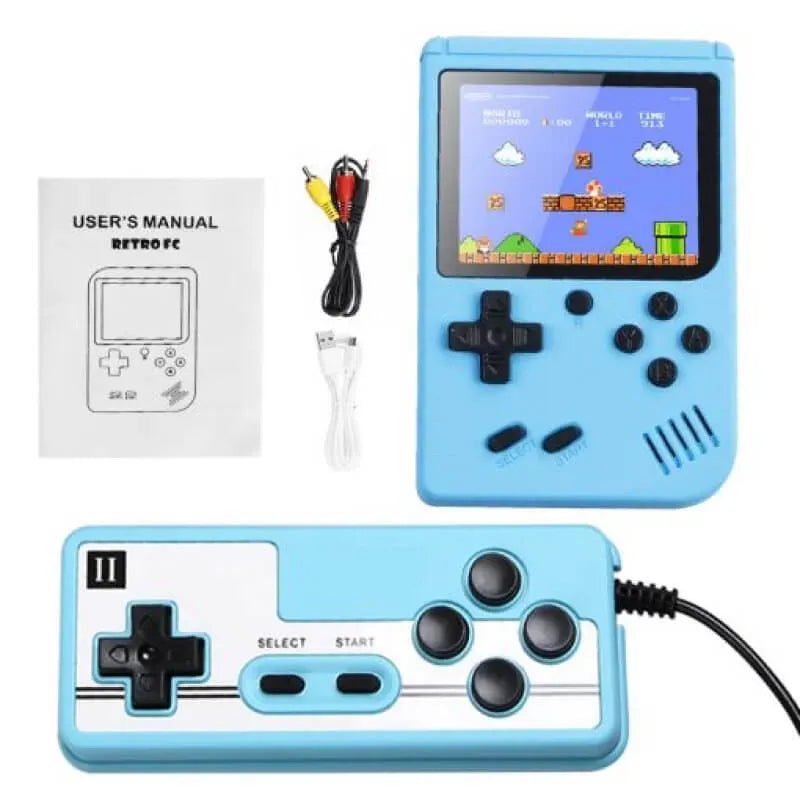 Retro Spilkonsol med 500 klassikere