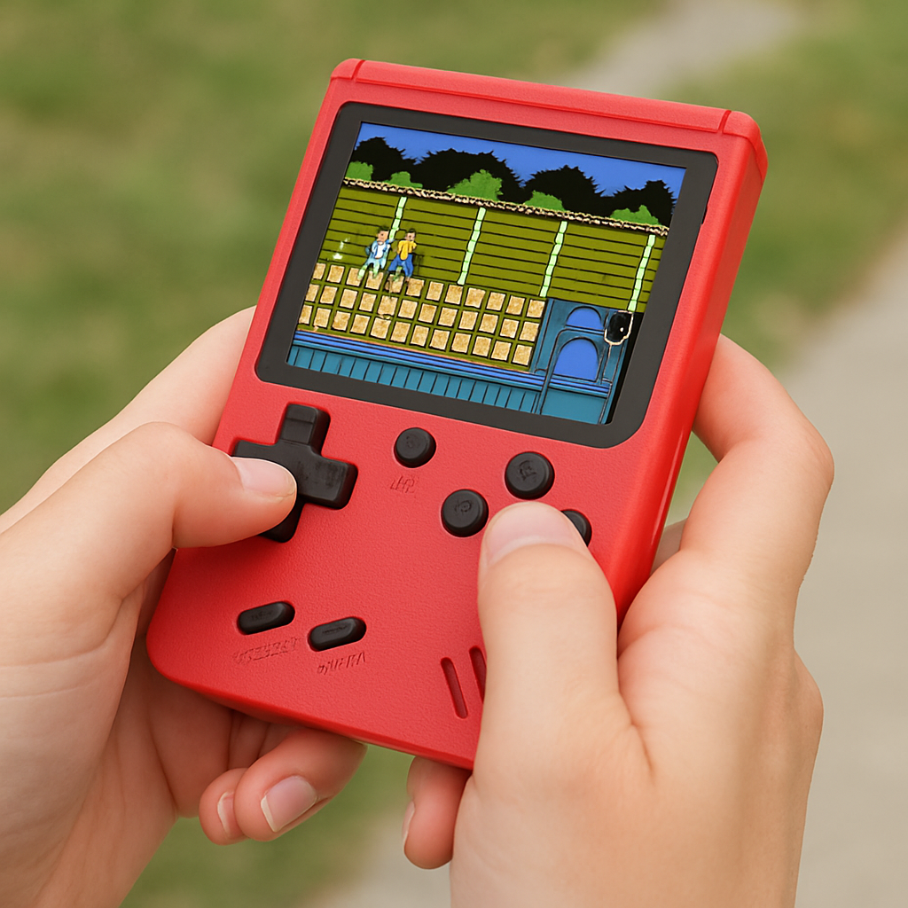 Bærbar Retro Spilkonsol med 400 Klassiske Spil
