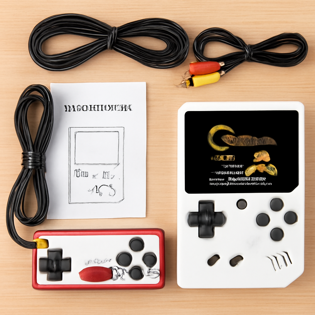 Bærbar Retro Spilkonsol med 400 Klassiske Spil