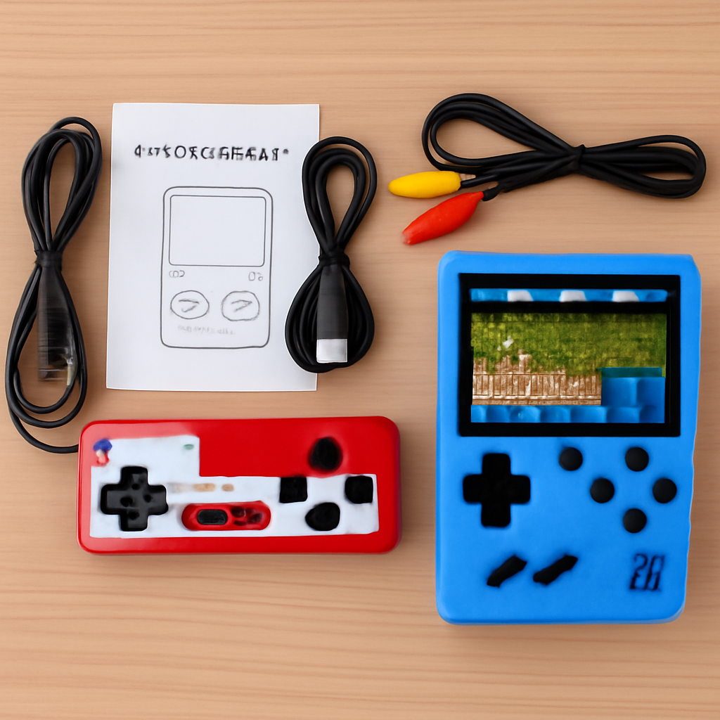 Bærbar Retro Spilkonsol med 400 Klassiske Spil
