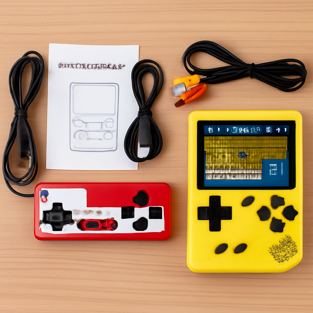 Bærbar Retro Spilkonsol med 400 Klassiske Spil