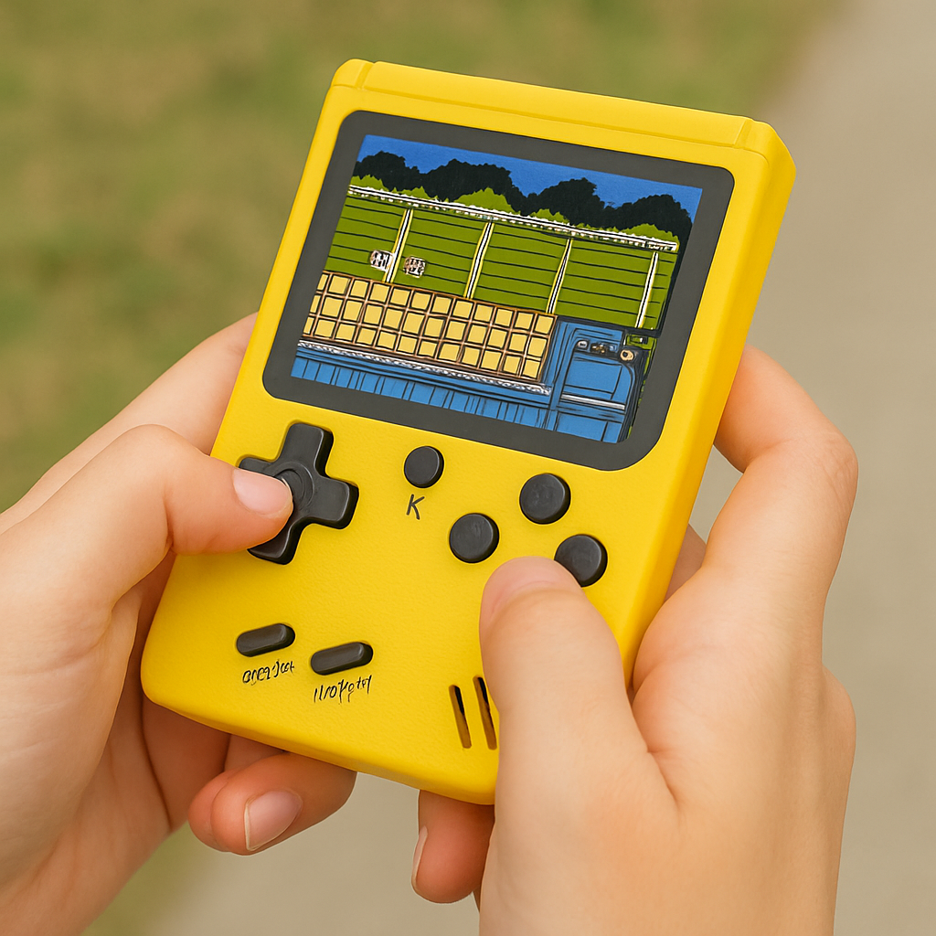 Bærbar Retro Spilkonsol med 400 Klassiske Spil