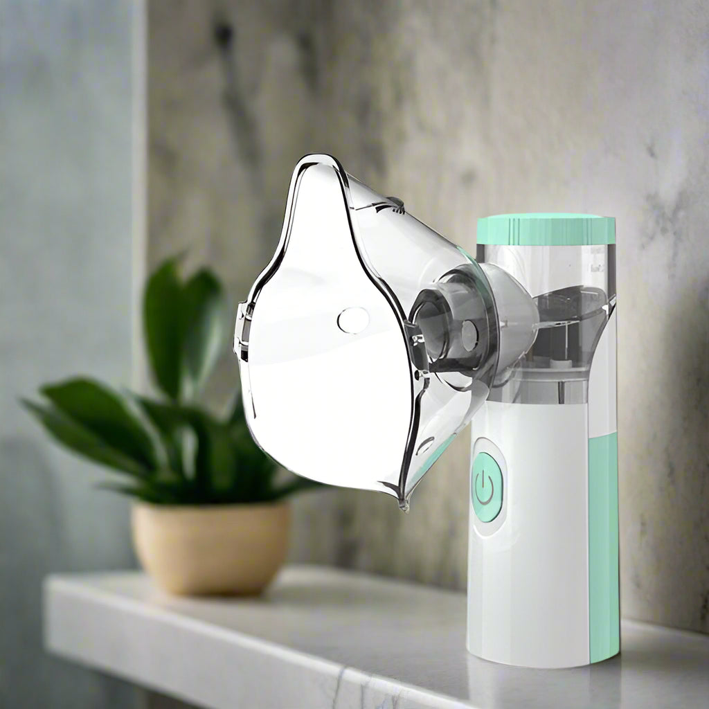 Portabel Kompakt Inhalator til Astma – Nebulisator til Hjemmet og Rejser