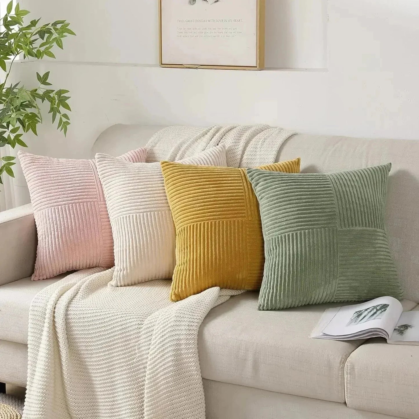 Satin Puder Kaste - Blødt og luksuriøst til sofa og seng