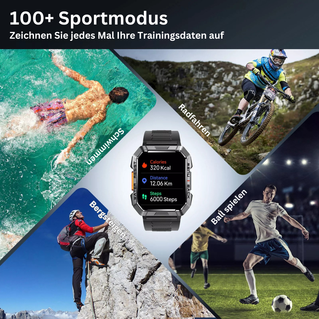 Robust smartklocka för äventyrliga – ExploreGear