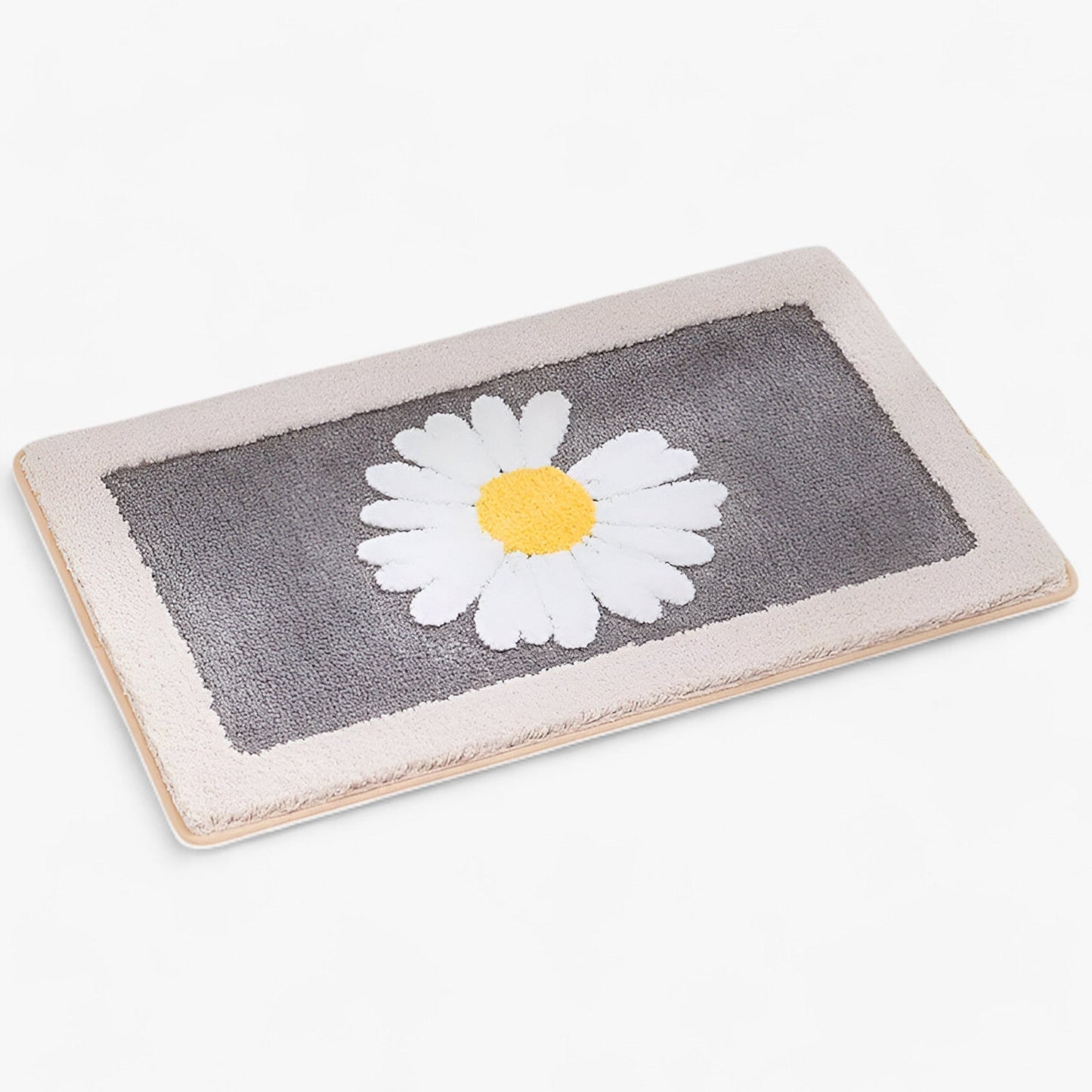 Mjuk badrumsmatta 50x80 cm - Säker och vattenabsorberande