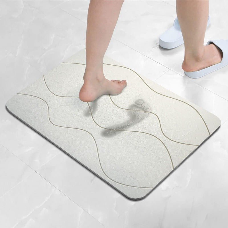 Lyxig Badrumsmatta 50x80 cm – Snabbtorkande & Enkel Rengöring
