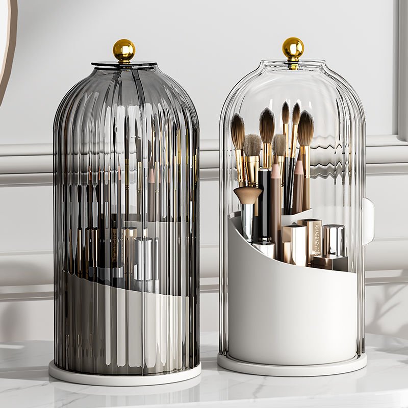Elegant Makeup Organizer med 360° Rotation - Maksimal Orden
