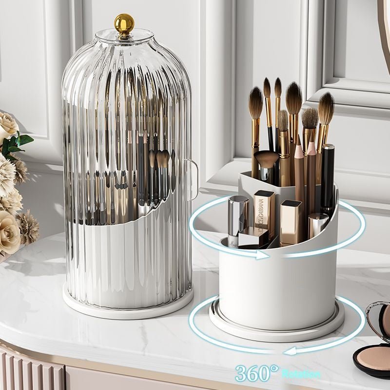 Elegant Makeup Organizer med 360° Rotation - Maksimal Orden