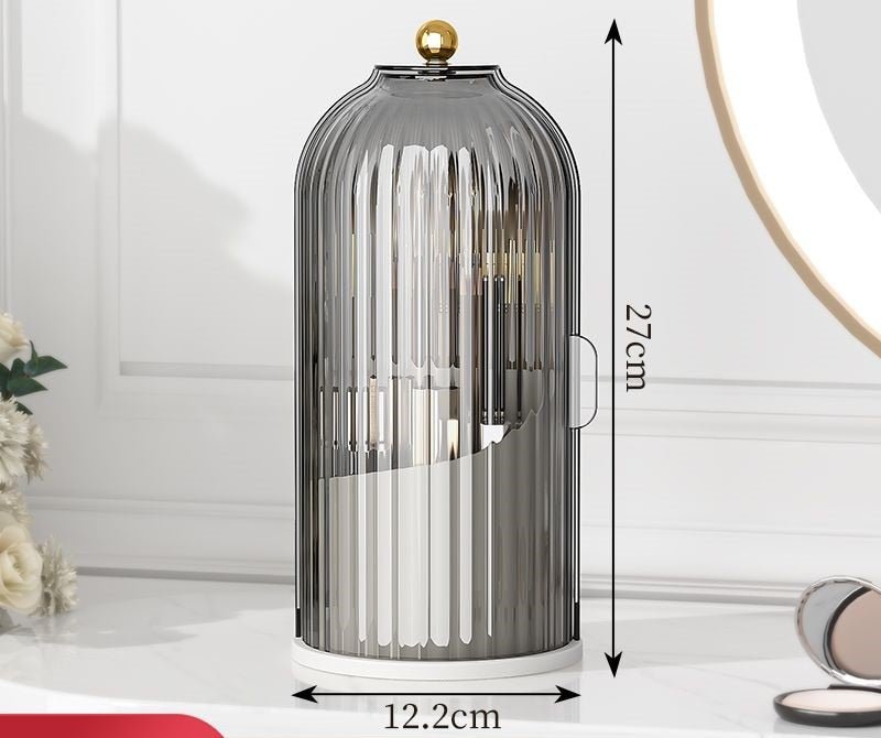 Elegant Makeup Organizer med 360° Rotation - Maksimal Orden