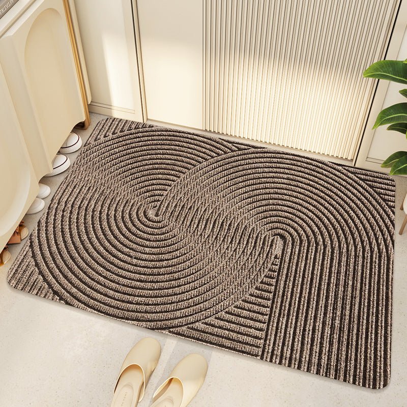 Superabsorberande dörrmatta med geometrisk design - Halkfri